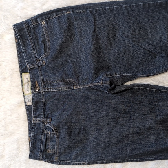 Loft Slim Cropped Denim Ankle Mid Rise Jeans Size 12 - Picture 2 of 12